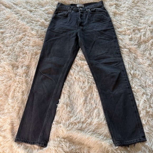 Agolde Riley Button Fly Jeans Size 24 - Picture 4 of 14